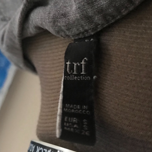 Zara TRF Linen Rustic Button-down Dress! - Picture 6 of 7